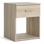 Jupiter Bedside 1 Drawer in Oak