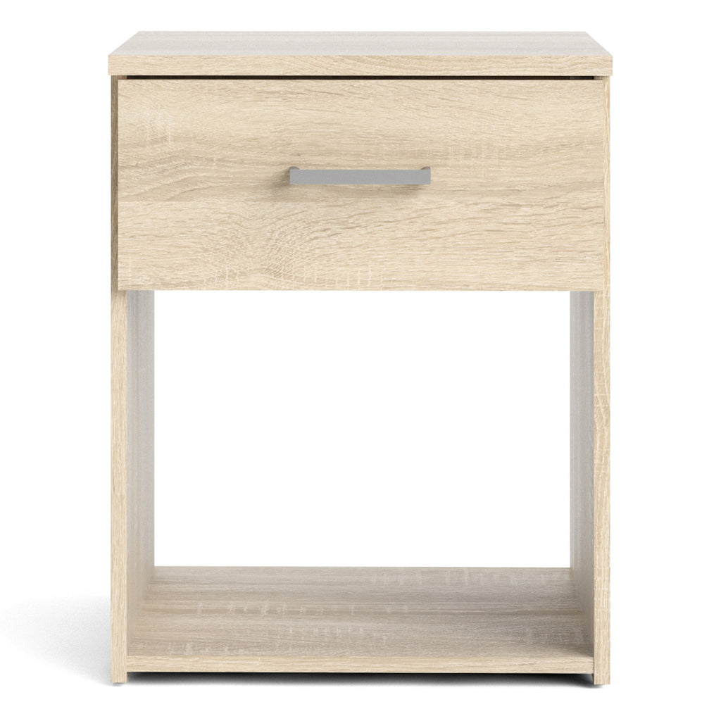 Jupiter Bedside 1 Drawer in Oak