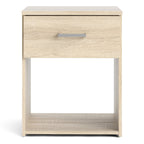 Jupiter Bedside 1 Drawer in Oak