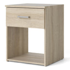 Jupiter Bedside 1 Drawer in Oak