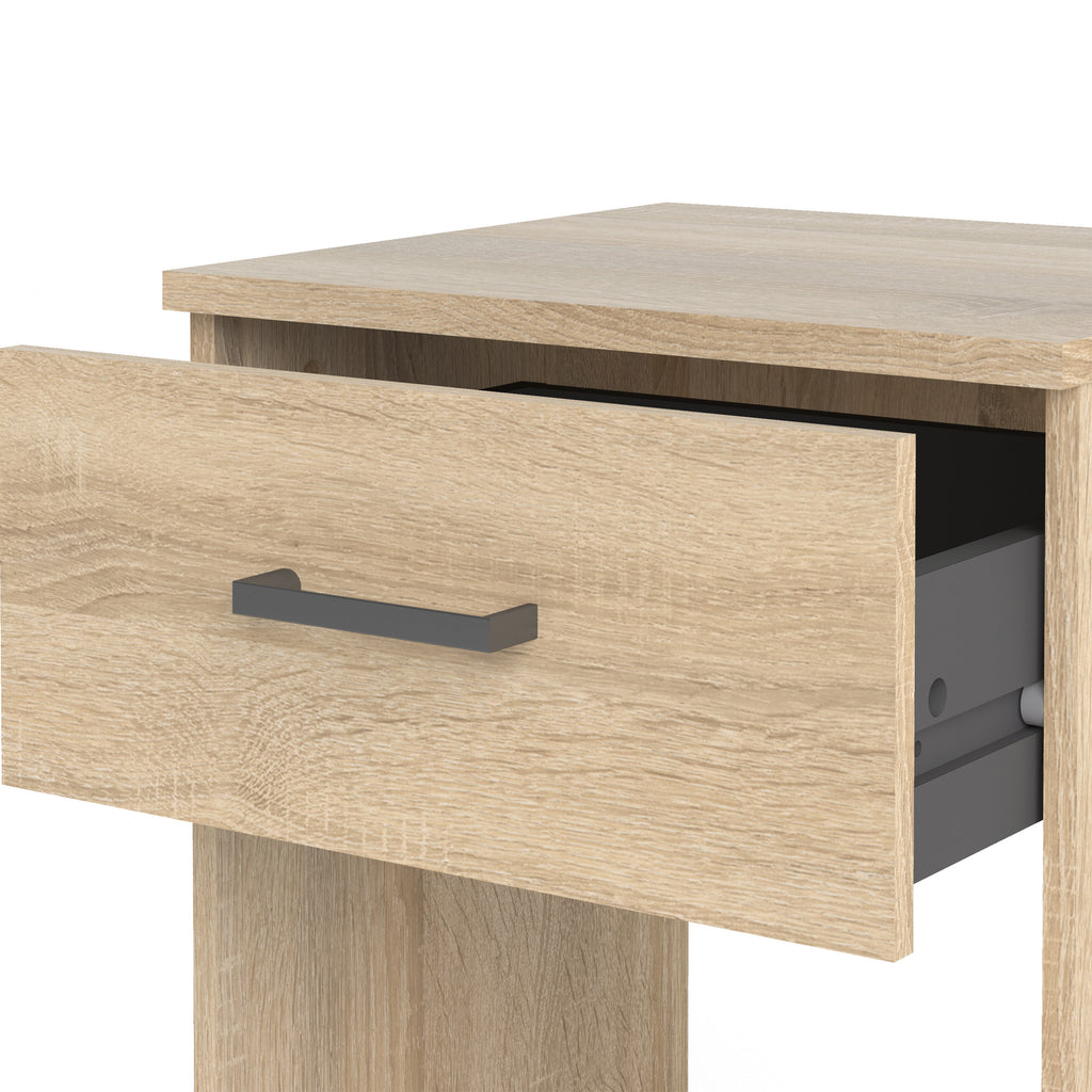 Jupiter Bedside 1 Drawer in Oak