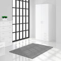 Jupiter Wardrobe 2 Doors 3 Drawers in White 2000