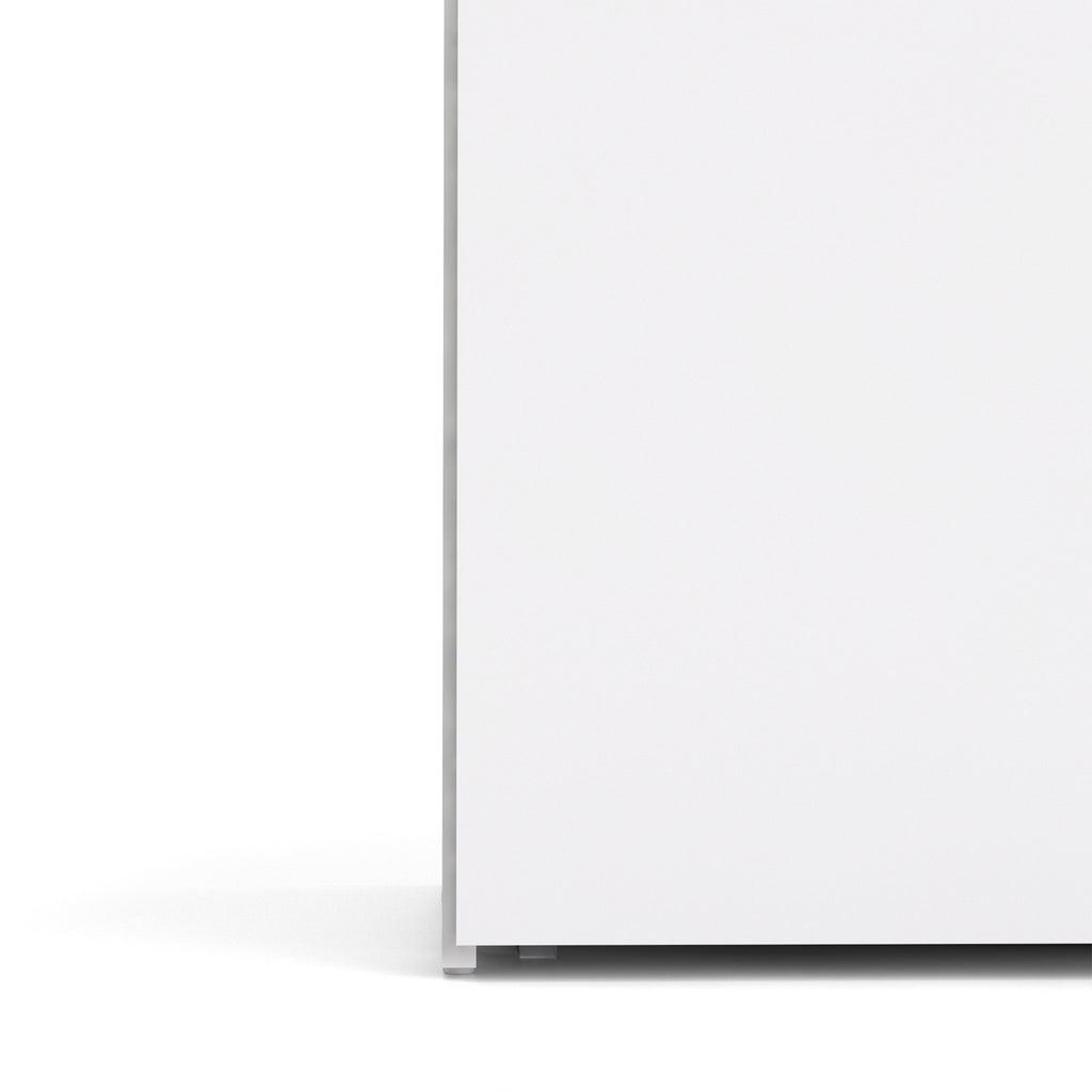 Jupiter Wardrobe 2 Doors 3 Drawers in White 2000