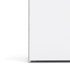 Jupiter Wardrobe 2 Doors 3 Drawers in White 2000