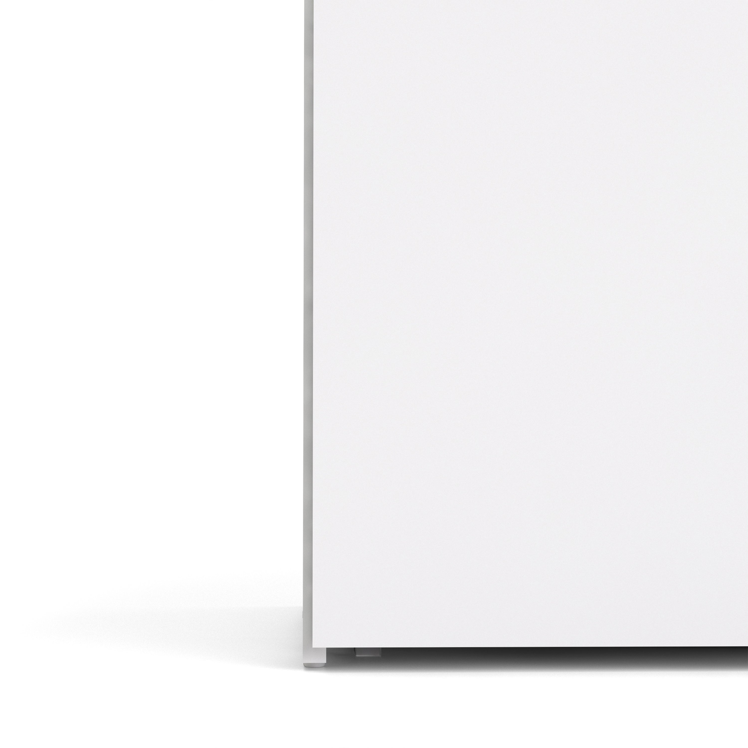 Jupiter Wardrobe 2 Doors 3 Drawers in White 2000