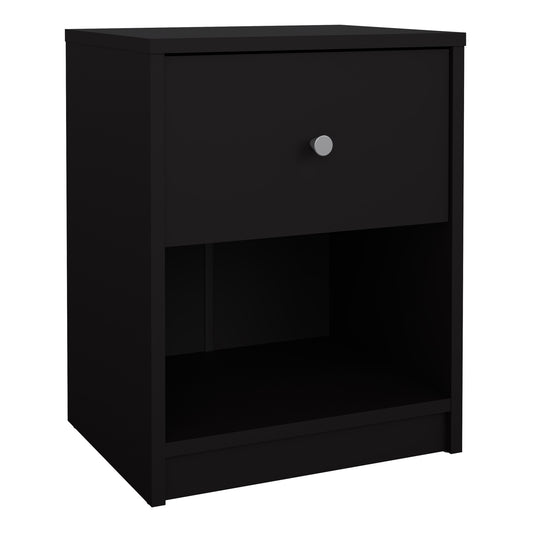 Martha Bedside 1 Drawer in Black