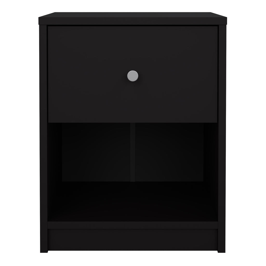 Martha Bedside 1 Drawer in Black