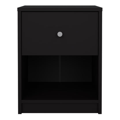 Martha Bedside 1 Drawer in Black
