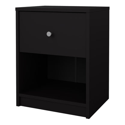 Martha Bedside 1 Drawer in Black