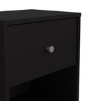 Martha Bedside 1 Drawer in Black