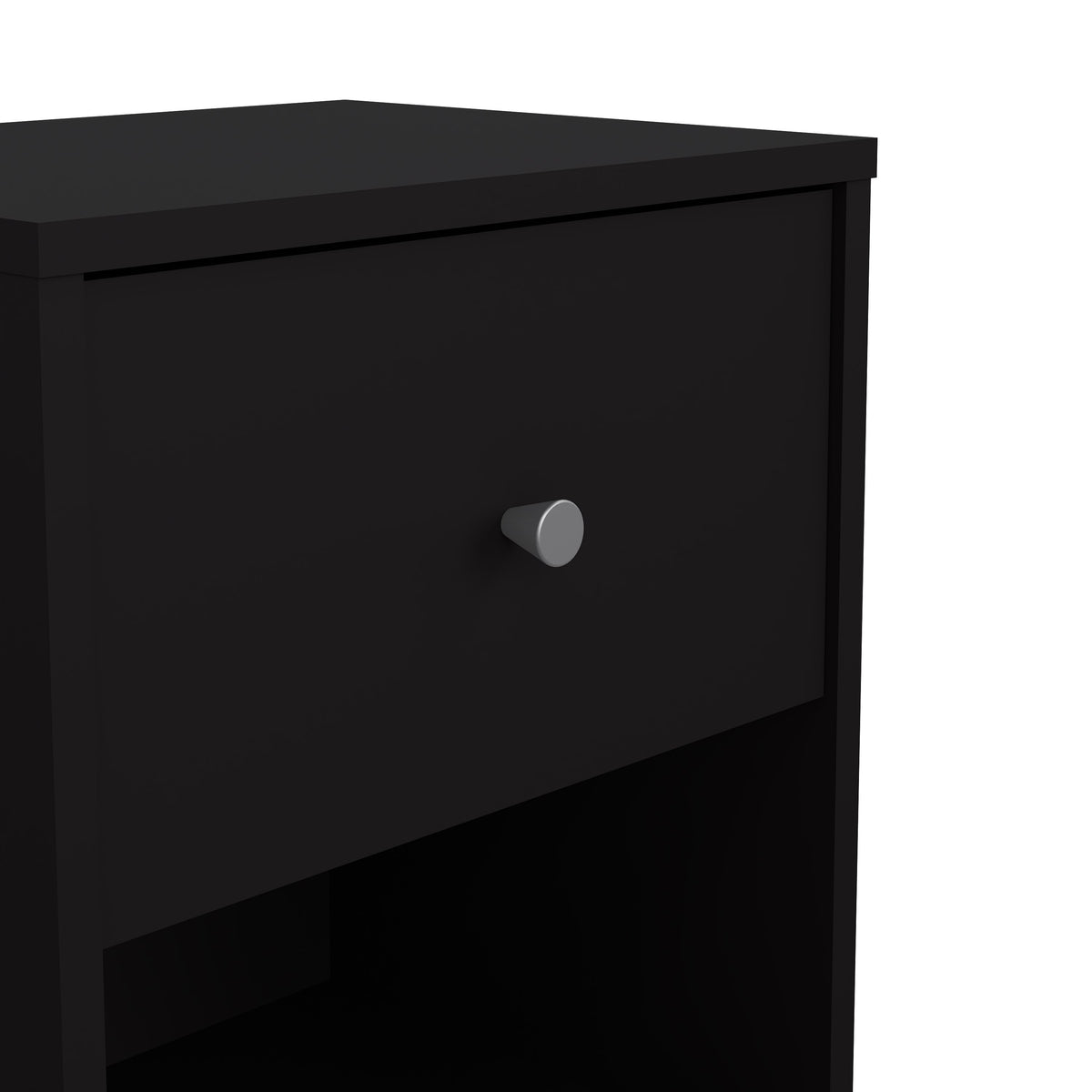 Martha Bedside 1 Drawer in Black