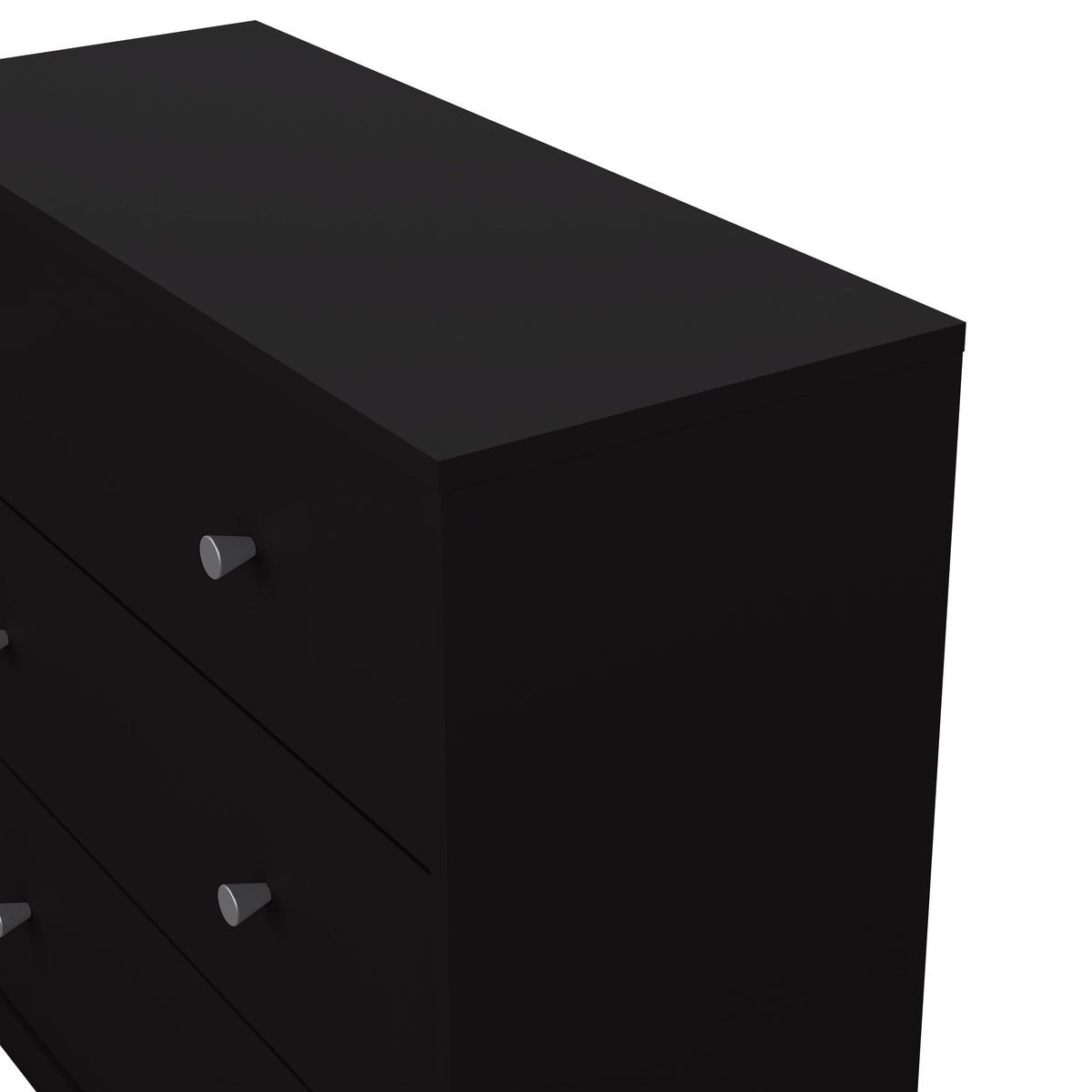 Martha Chest of 3 Drawers in Black