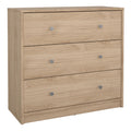 Martha Chest of 3 Drawers in Jackson Hickory Oak
