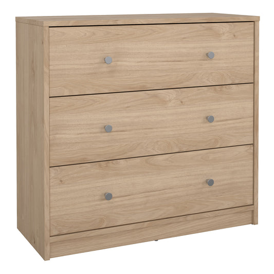 Martha Chest of 3 Drawers in Jackson Hickory Oak