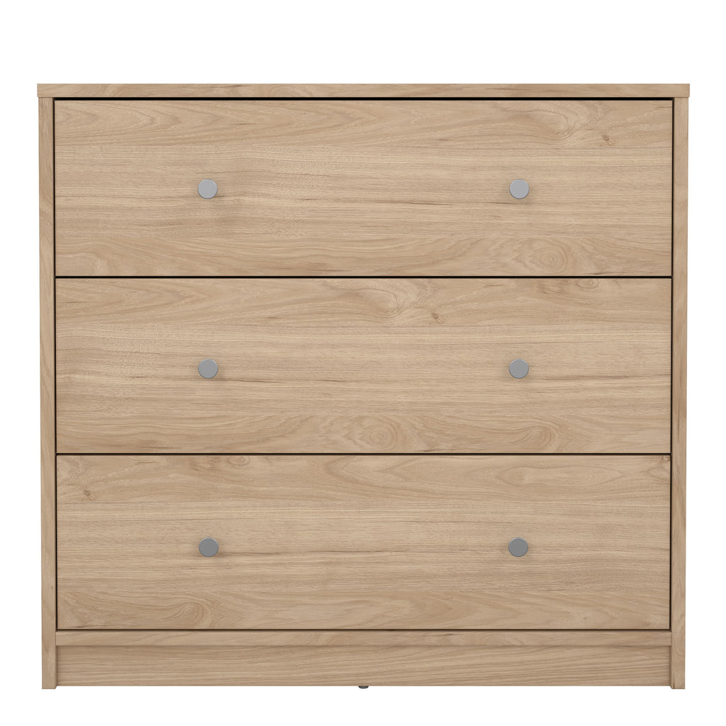 Martha Chest of 3 Drawers in Jackson Hickory Oak