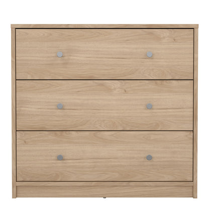 Martha Chest of 3 Drawers in Jackson Hickory Oak