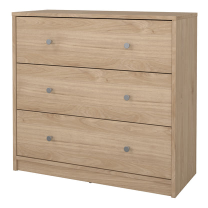 Martha Chest of 3 Drawers in Jackson Hickory Oak