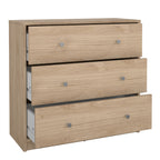 Martha Chest of 3 Drawers in Jackson Hickory Oak