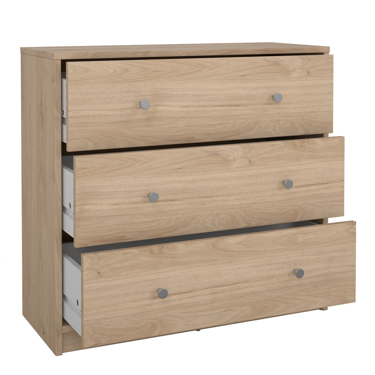Martha Chest of 3 Drawers in Jackson Hickory Oak