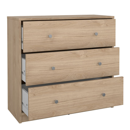 Martha Chest of 3 Drawers in Jackson Hickory Oak