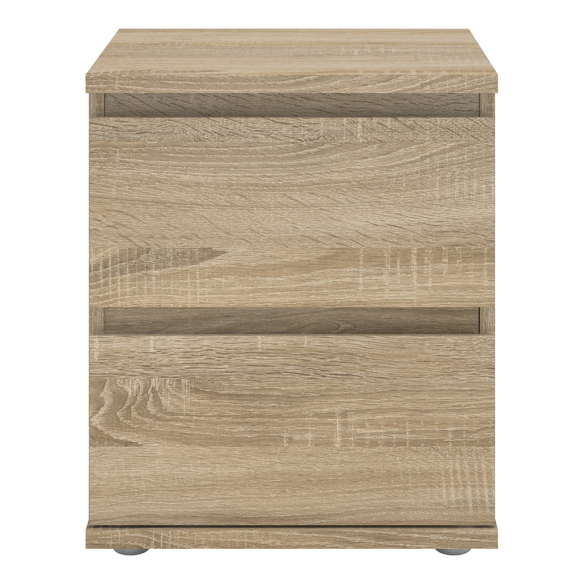 North Bedside 2 Drawer in Oak