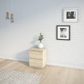 North Bedside 2 Drawer in Oak