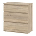 North Chest of 3 Drawers in Oak