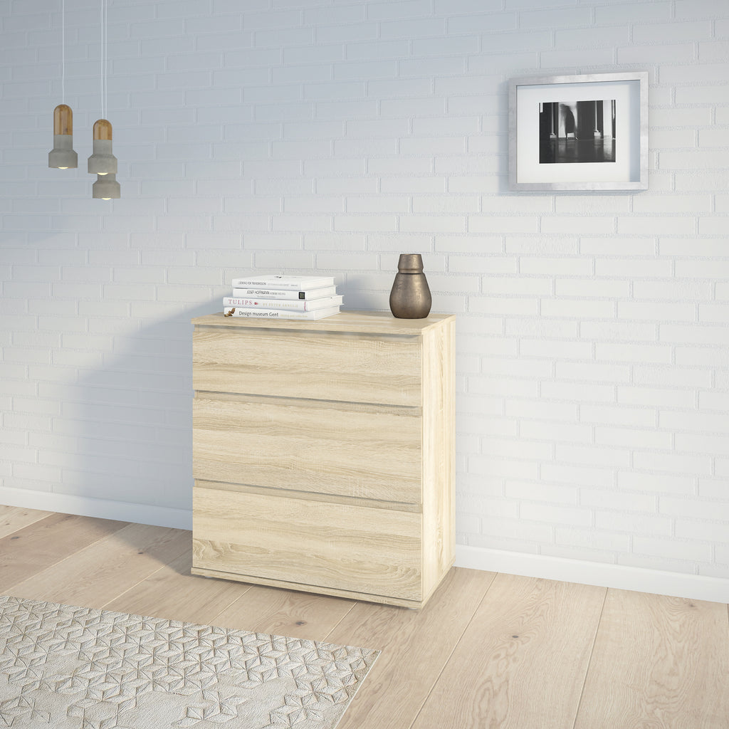 North Chest of 3 Drawers in Oak