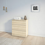 North Chest of 3 Drawers in Oak