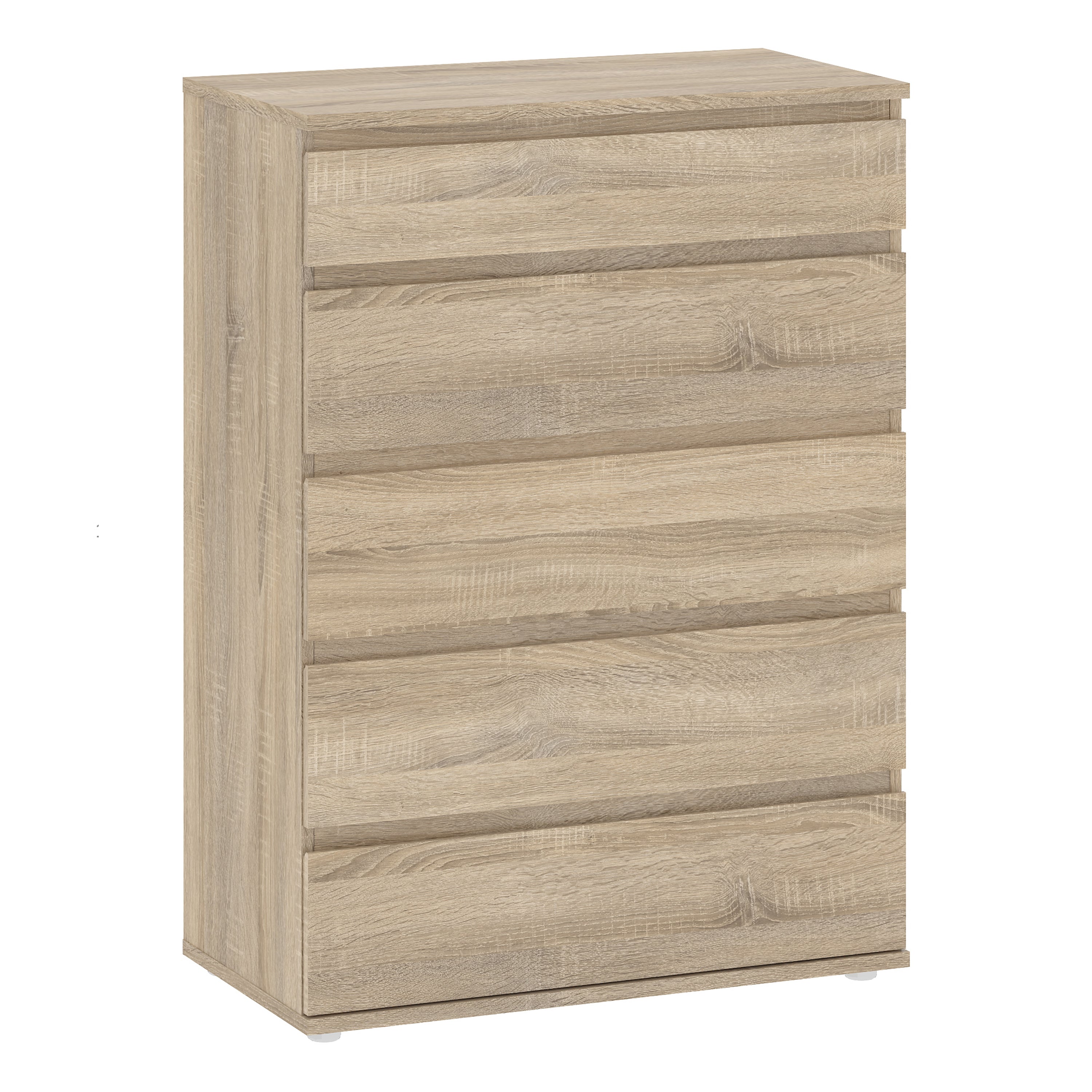 North Chest of 5 Drawers in Oak