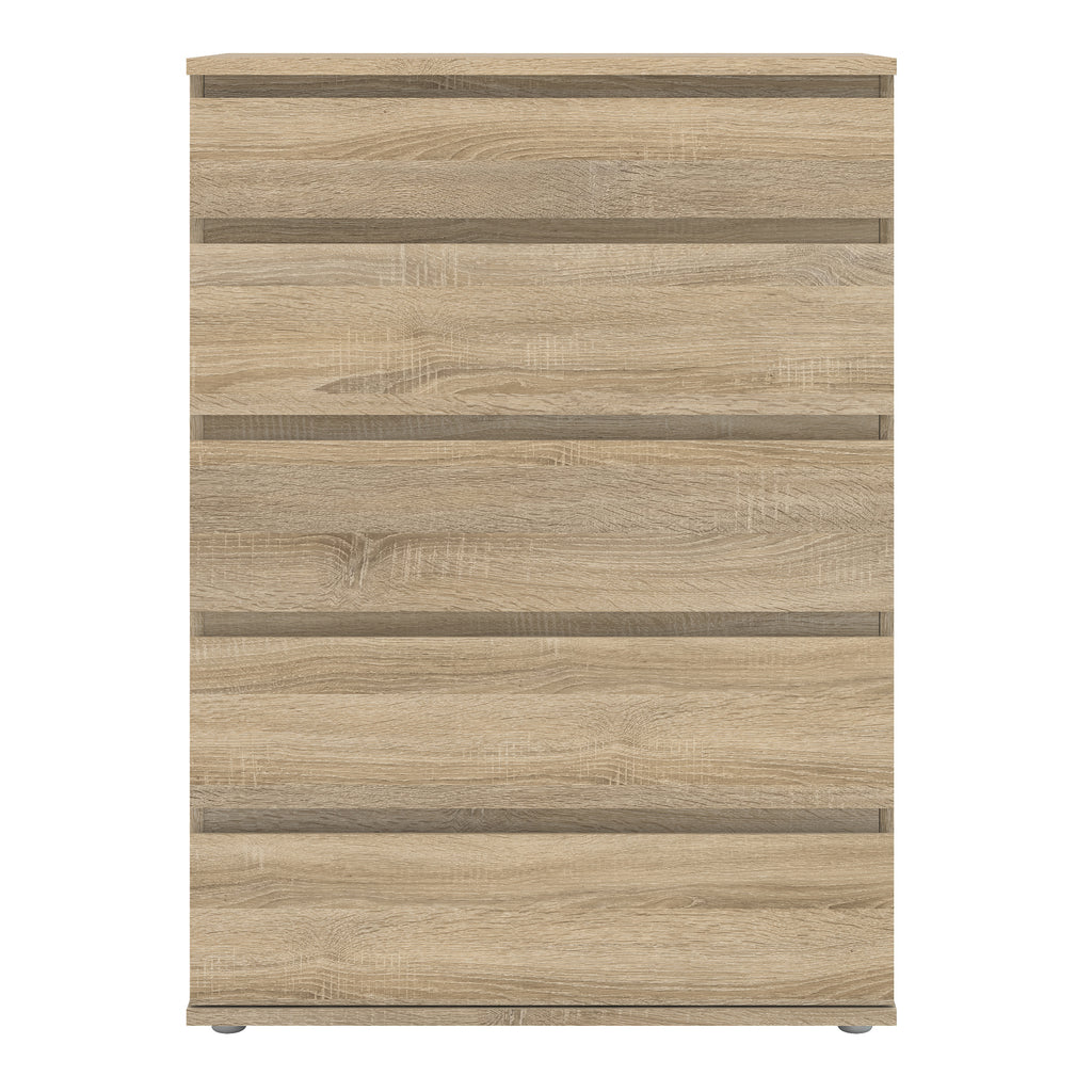 North Chest of 5 Drawers in Oak