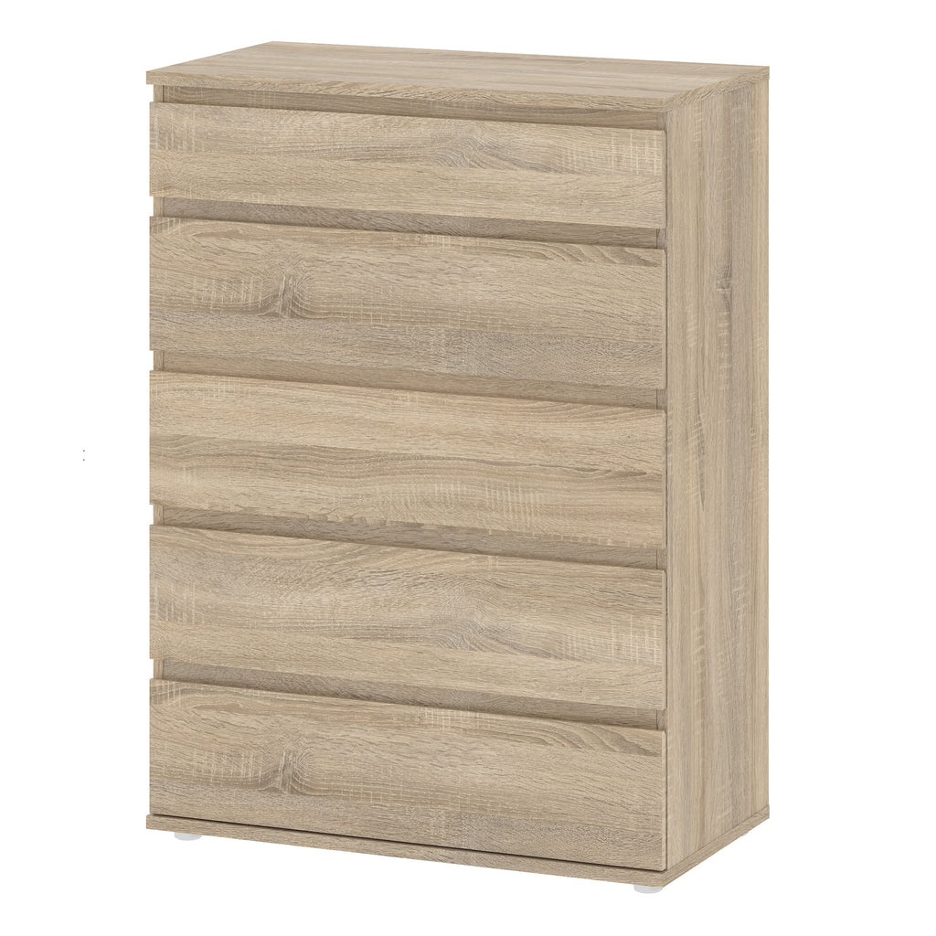 North Chest of 5 Drawers in Oak