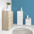 North Chest of 5 Drawers in Oak