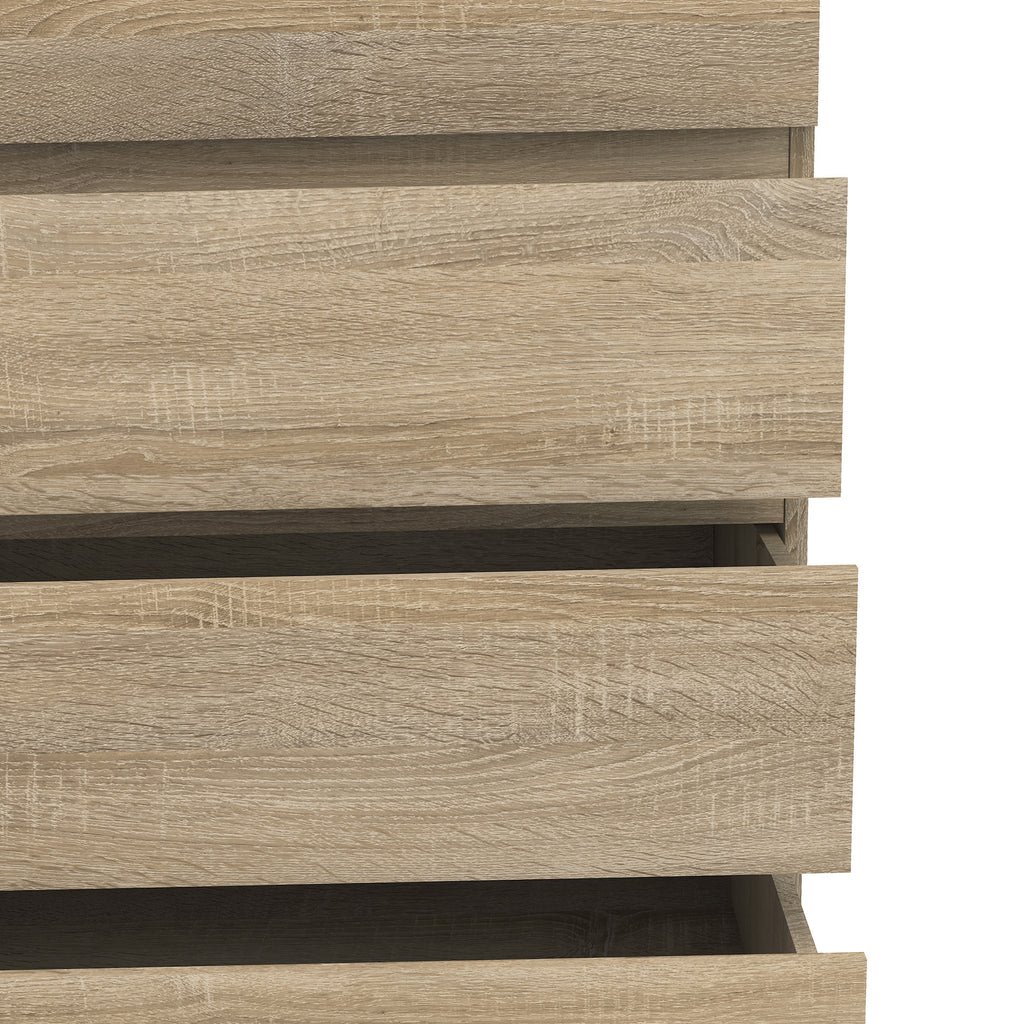North Chest of 5 Drawers in Oak