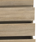North Chest of 5 Drawers in Oak