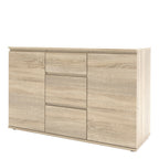 North Sideboard 3 Drawers 2 Doors in Oak