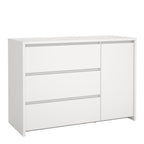 Nessa Sideboard with 1 door and 3 drawers White