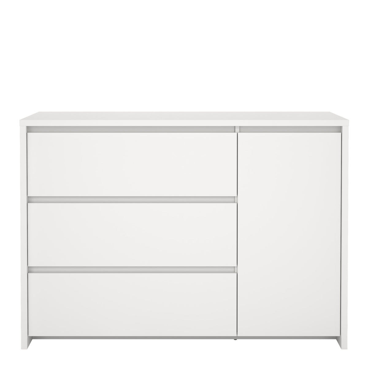 Nessa Sideboard with 1 door and 3 drawers White