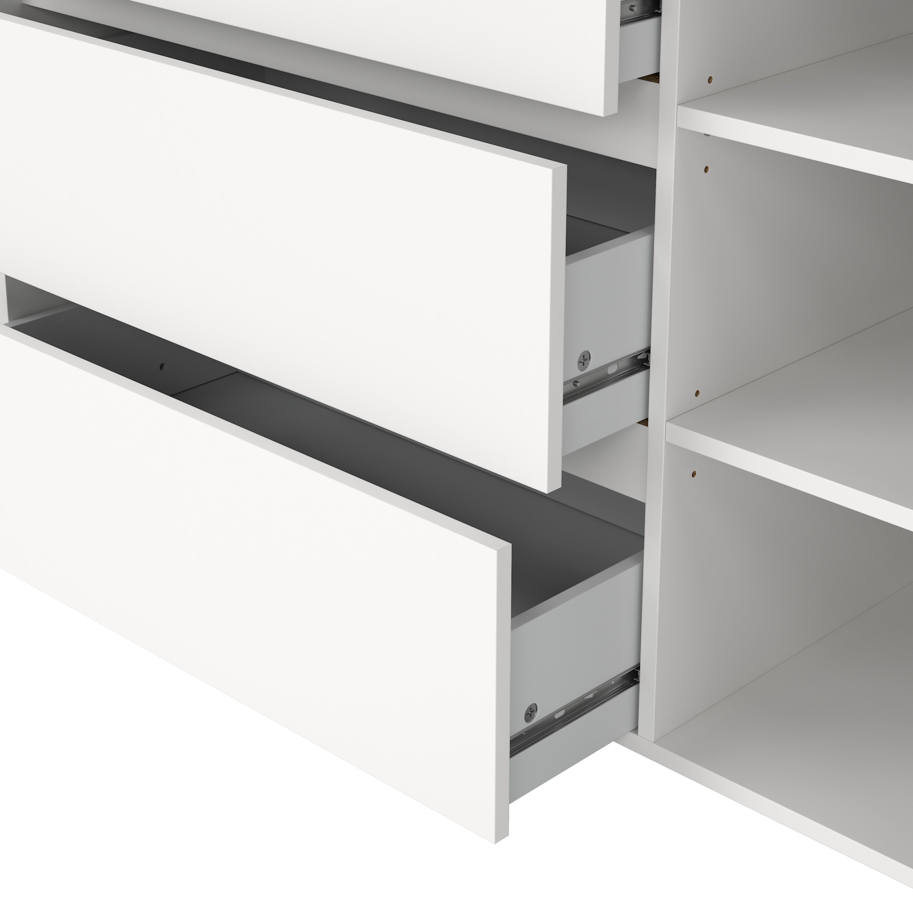 Nessa Sideboard with 1 door and 3 drawers White