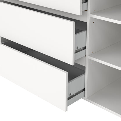 Nessa Sideboard with 1 door and 3 drawers White