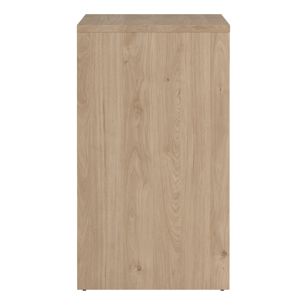 Nessa Sideboard with 1 door and 3 drawers Jackson Hickory White high gloss