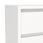 Nessa 2 Drawer Bedside White