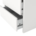 Nessa 2 Drawer Bedside White
