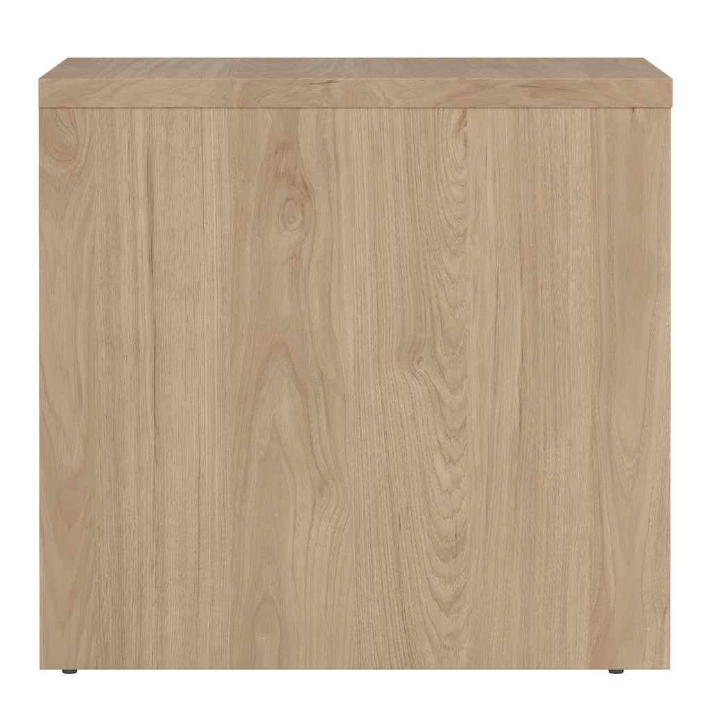 Nessa 2 Drawer Bedside - Jackson Hickory White High Gloss