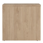Nessa 2 Drawer Bedside - Jackson Hickory White High Gloss