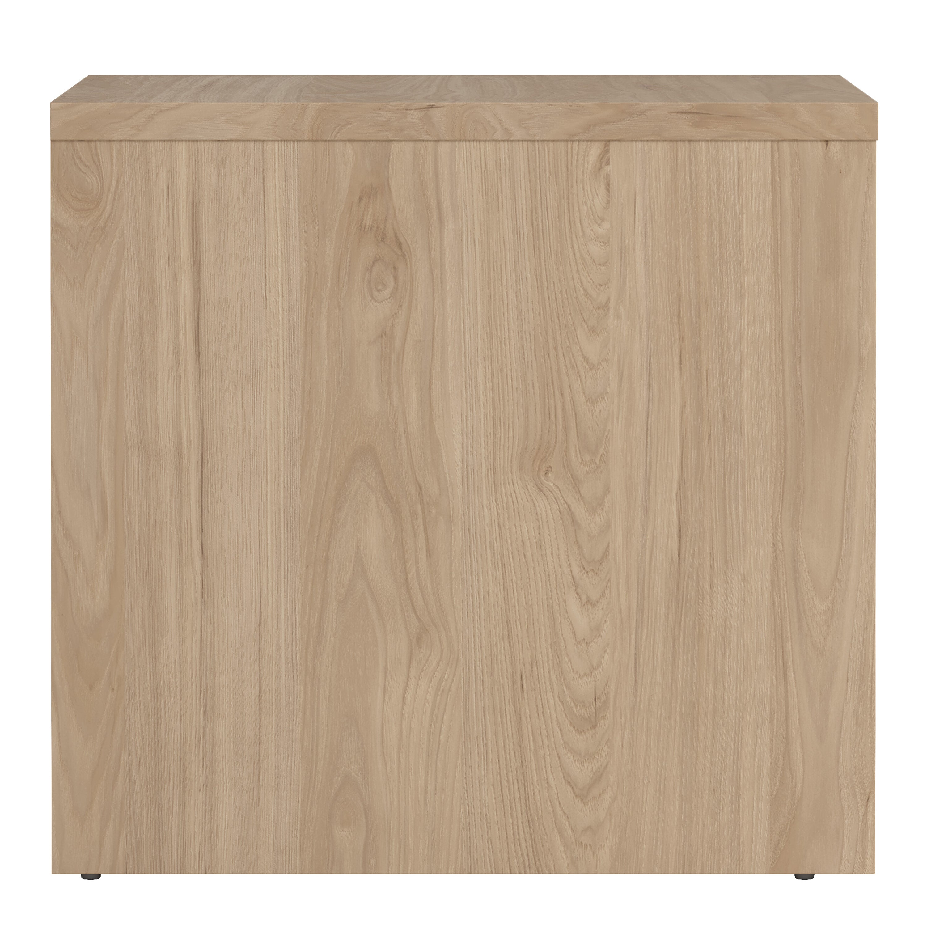 Nessa 2 Drawer Bedside - Jackson Hickory White High Gloss