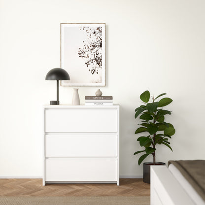 Nessa Chest 3 drawers White