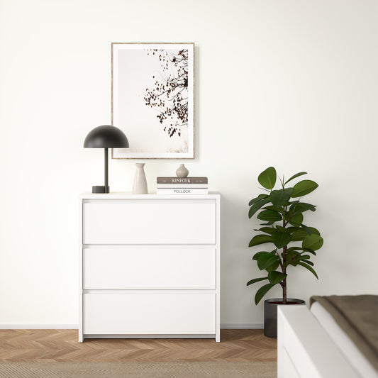 Nessa Chest 3 drawers White