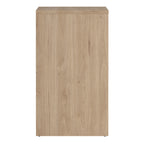 Nessa Chest 3 drawers Jackson Hickory White high gloss