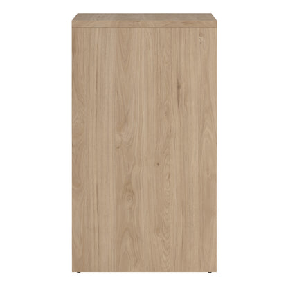 Nessa Chest 3 drawers Jackson Hickory White high gloss